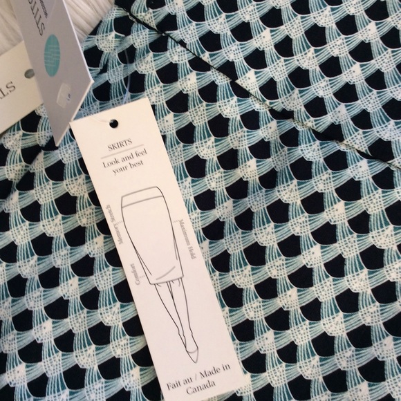 NWT Stitch Fix Margaret M Selma Piping Detail Skirt - Picture 7 of 9